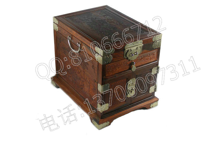 三童獻壽梳妝盒、收納盒